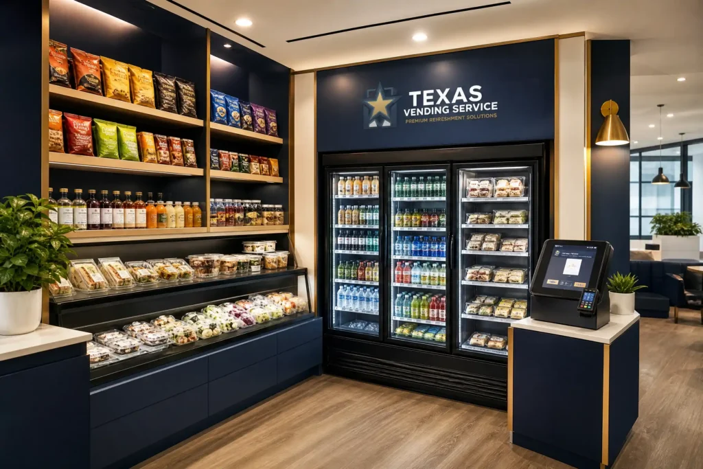 free vending machines Texas offices